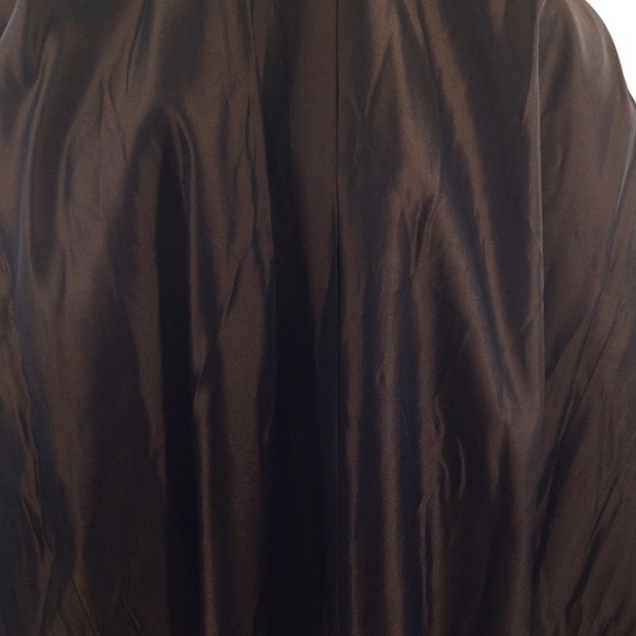 Vintage 1920s Art Deco Fur and Silk chocolate Brown Coat - Picture 16 of 16